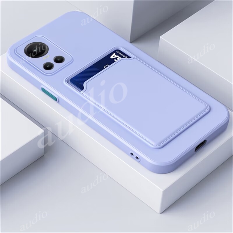 Ốp Điện Thoại Silicone Mềm Chống Sốc Kèm Ngăn Đựng Thẻ Cho Oppo Reno 10 Pro Plus 10Pro 10Pro + 5G Reno10 Pro + Pro + 5G Coque Capas