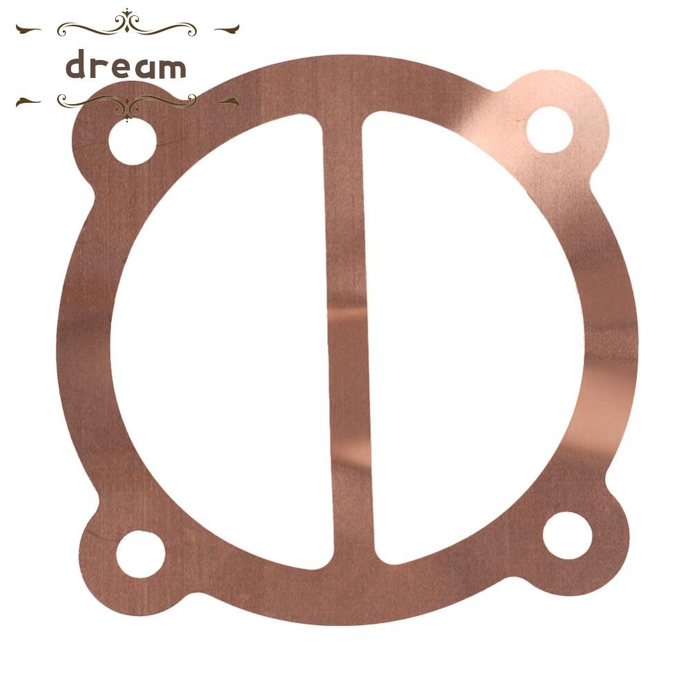 【DREAMLIFE】Copper Pad Air Compressor Base Valve Plate Gaskets Oil Free Brand New For