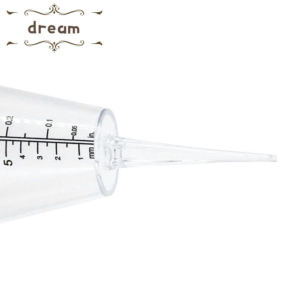 【DREAMLIFE】Rain Gauge Ground Precipitation Measurement Measuring Plastic Transparent