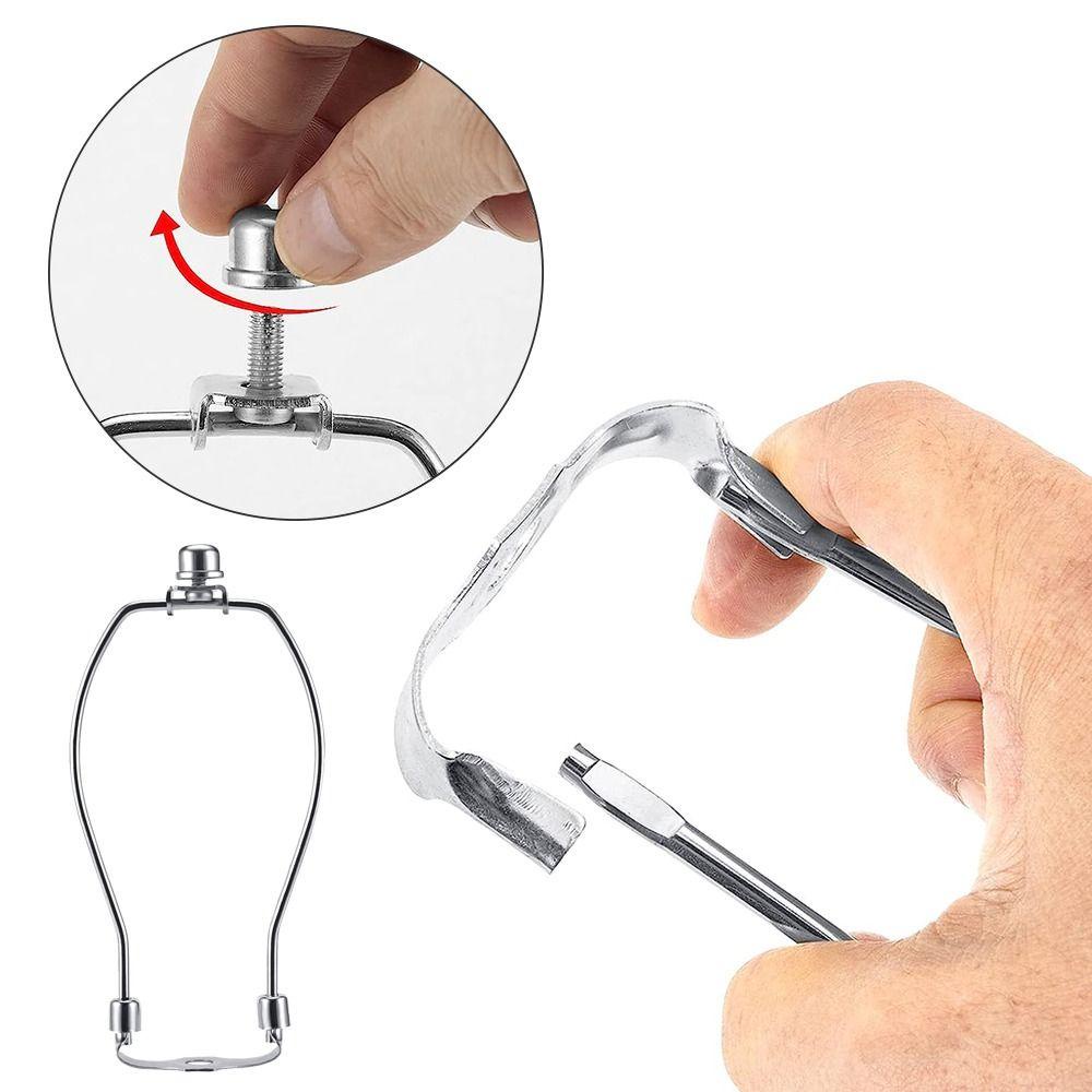 Giá Đỡ Chụp Đèn Để Bàn Bằng Sắt 8 Inch DIY