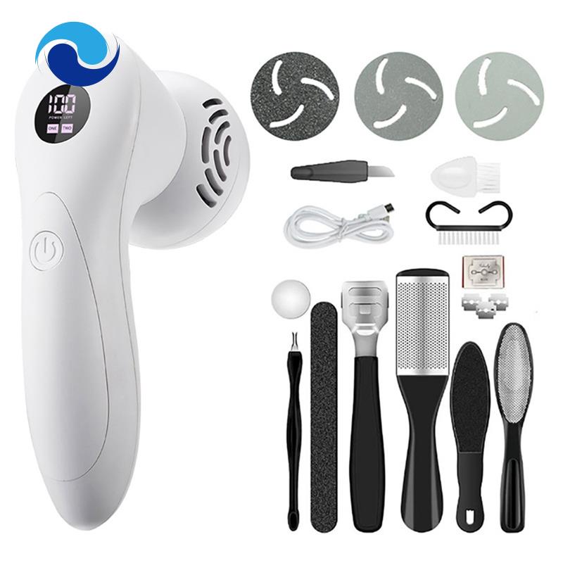 Máy Tẩy Vết Chai Chân Chạy Điện Thiết Kế Nhỏ Gọn Màu Trắng Tiện Dụng