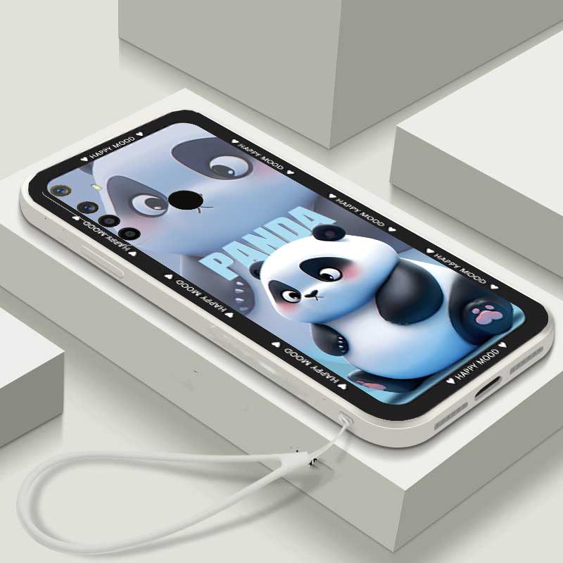 Ốp Điện Thoại Tpu Mềm Hình Gấu Trúc Kung Fu 3D Cho Realme 5 C3 6i 5i 6 9 Pro Plus 5G 7 7Pro Realme 8 C35