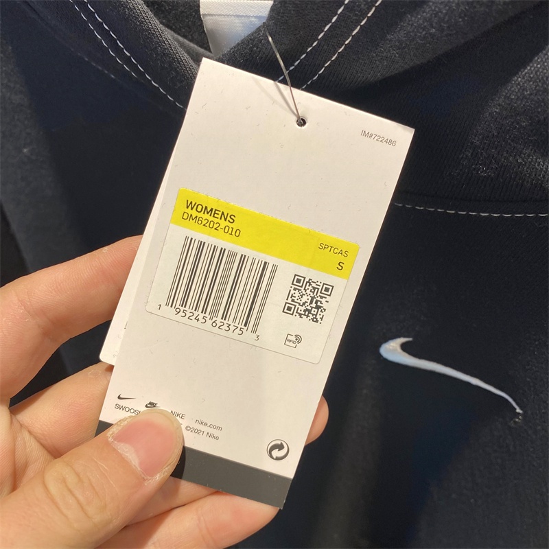 Áo Hoodie Thể Thao Thêu Logo Nike DM6202-601 Chính Hãng 100% Cotton