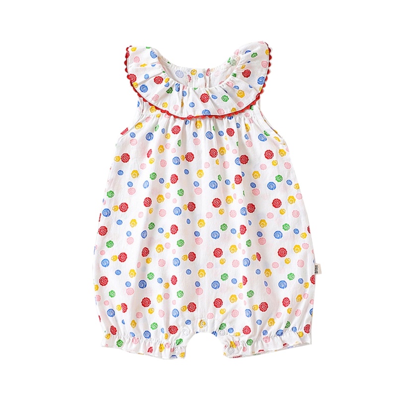 Bộ Áo Liền Quần Sát Nách Một Mảnh Dành Cho Bé Sơ Sinh