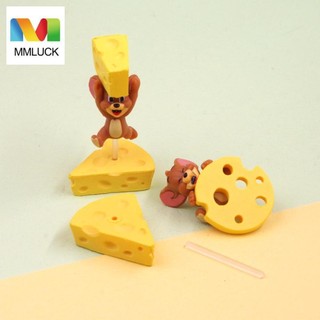 Set 4 mô hình đồ chơi tom và jerry bằng pvc