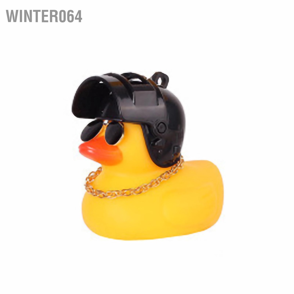 Winter064 Ốp Vịt Vàng Đồ Chơi Có Cánh Quạt Mũ Bảo Hiểm Nội Thất Ô Tô Vật Trang Trí Bảng Điều Khiển Phụ Kiện