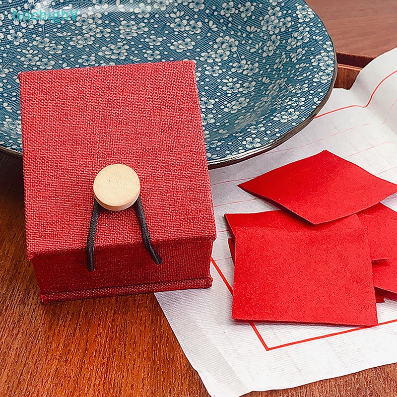 Set 12 Son Môi Giấy Trang Điểm Tự Nhiên Phong Cách Trung Hoa Cổ Điển TinchighV