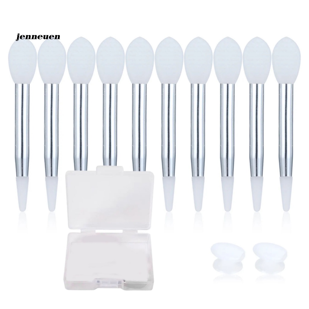 Set 10 Cọ Tô Son Môi Trang Điểm Có Thể Tái Sử Dụng