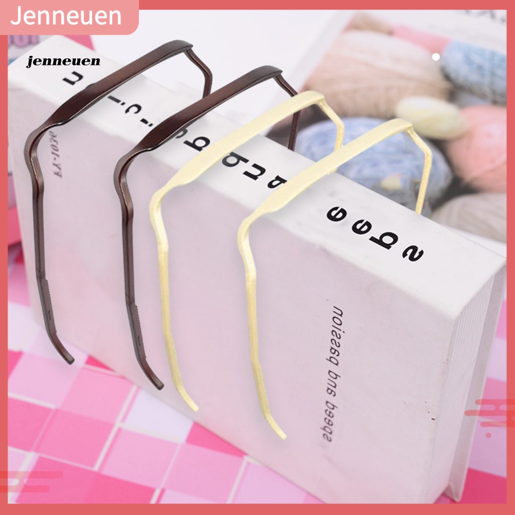 Set 2 Băng Đô Cố Định Tóc Hình Vuông Vô Hình Không Trượt Chắc Chắn