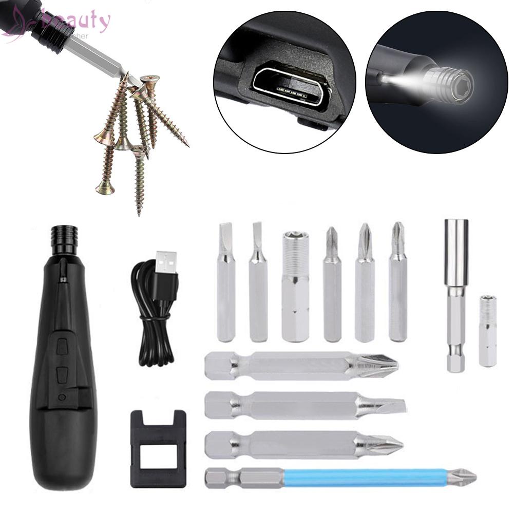 Tua Vít 5v DC 0 Có Đèn LED Tháo Gỡ Nhanh Tiện Dụng Bọc Tay Cầm Chống Trượt Chất Lượng Cao 5-2A