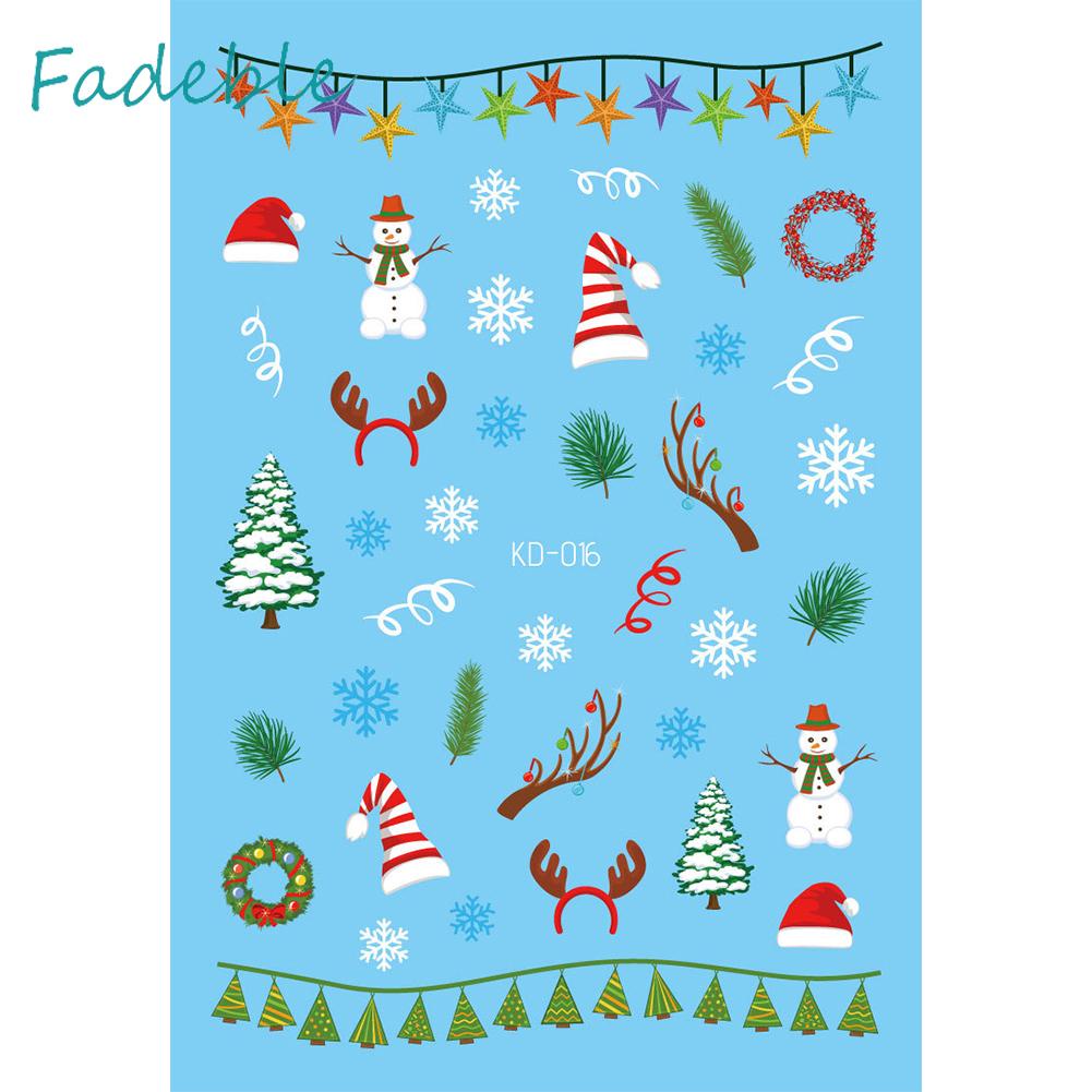 Bộ 12 Miếng Dán Trang Trí Móng Tay Họa Tiết Hoạt Hình Dễ Sử Dụng DIY