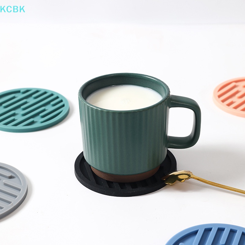 Tấm Lót Ly Bằng Silicone Cấp Thực Phẩm Cách Nhiệt Tiện Dụng