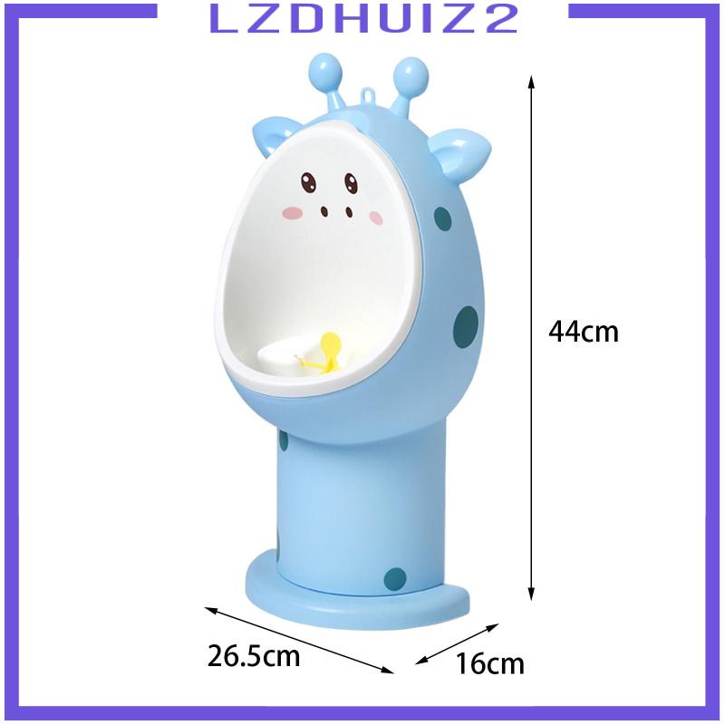 Bô Đi Tiểu Đứng Gắn Tường Họa Tiết Hoạt Hình Dễ Thương Có Thể Điều Chỉnh Chiều Cao Cho Bé