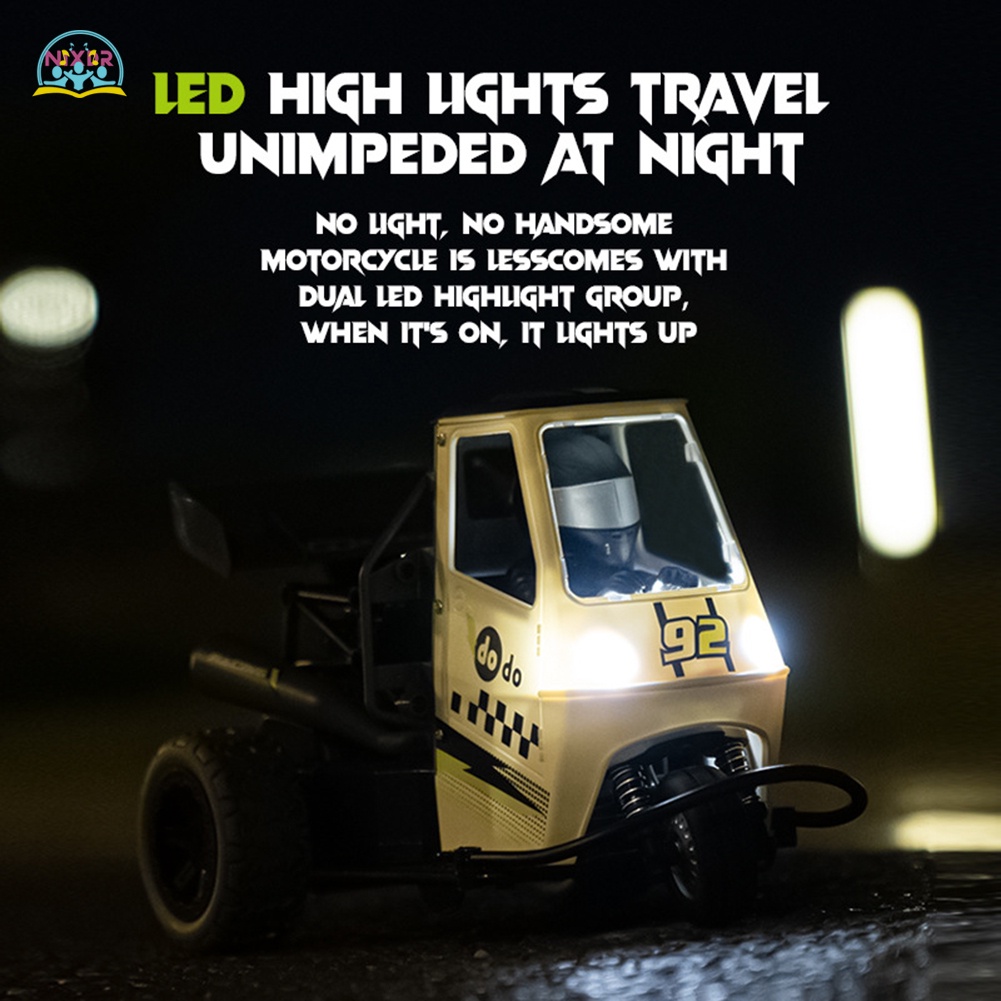 Xe Hơi Đồ Chơi Điều Khiển Từ Xa 3 Bánh Xe Dành Cho Trẻ Em