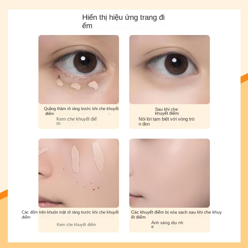 Kem Che Khuyết Điểm KATO KATO Che Phủ Quầng Thâm Hiệu Quả