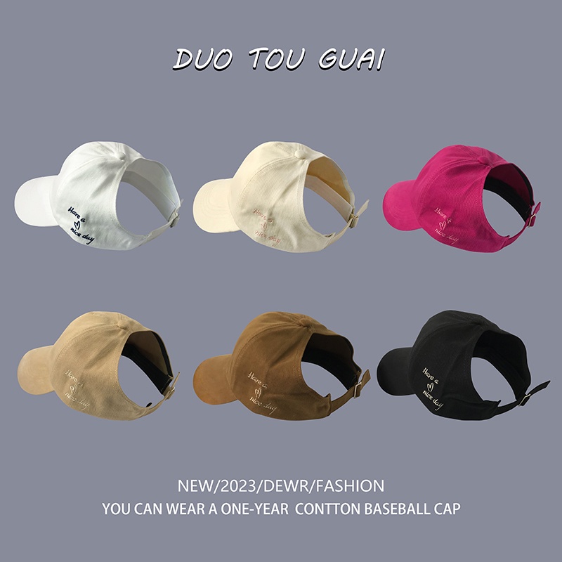 Mũ Lưỡi Trai Thêu Hình Trái Tim Phong Cách Hàn Quốc Thời Trang Cho Nữ