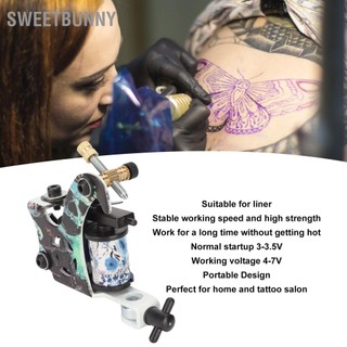 Sweetbunny cuộn dây máy xăm di động chuyên nghiệp mạ điện lót cho nghệ sĩ hình người mới
