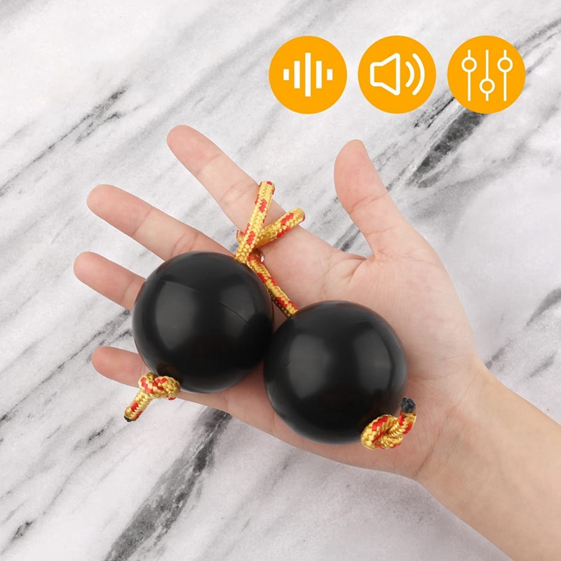 2 cặp aslatua african shaker aslatuas instrument rhythmic ball