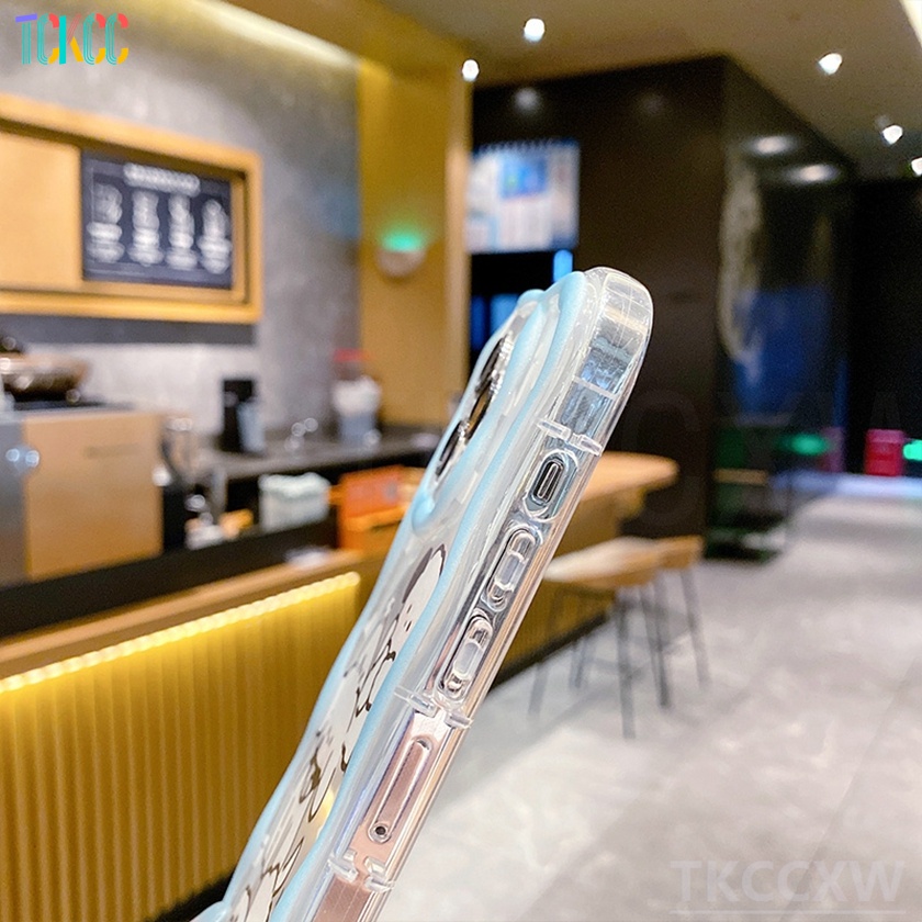 Ốp Điện Thoại Họa Tiết Chú Chó Hoạt Hình Dễ Thương Cho Realme C55 C25 C15 C12 8 V13 GT Neo Flash 2T Q3 Pro