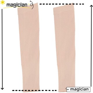Bộ 2 găng tay ống dài che hình xăm trên cánh tay thiết kế co giãn giữ ấm chống nắng dùng khi chơi thể thao cho nam nữ