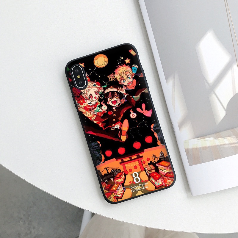 Ốp Điện Thoại Mềm Hình Hanako-kun WV3 FH274 Cho iphone X XS XR 14 Pro Max Plus 12 13 Mini