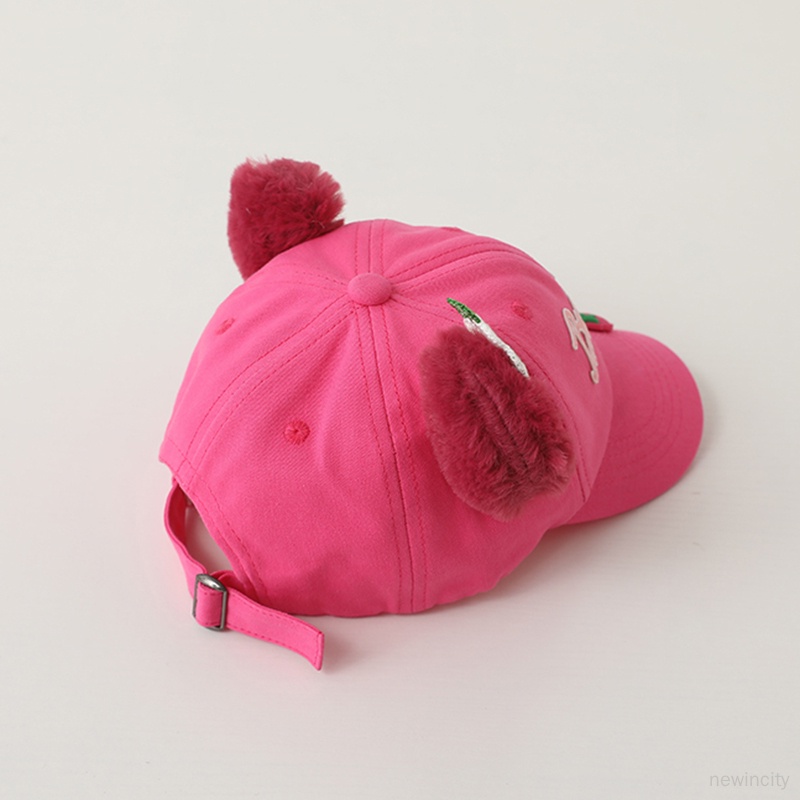 Mũ Lưỡi Trai Thêu Chữ Phong Cách Hàn Quốc Cho Bé Gái