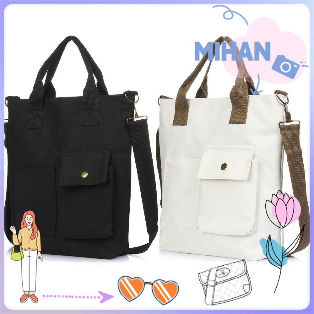 MIHAN1 Fashion Single Shoulder Bag Large Shopping Bag Crossbody Messenger Women Canvas Ladies Tote Casual Travel Handbag/Multicolor