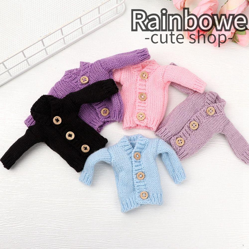 1 Set Áo Len Và Quần Jean Dài Cho Búp Bê Tỉ Lệ 1/6
