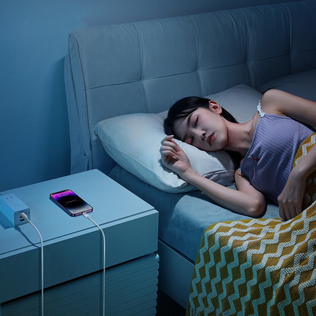 Dây sạc tự ngắt 20W Baseus Explorer Cáp chống quá tải dòng điện thông minh dùng cho 11 12 13 14 promax HaiBunStore