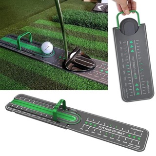Golf khoảng cách chính xác nhựa golf putting traine putting máy khoan điều khiển khoảng cách chính xác golf putting alignment rail golf putting mat putting ball pad phụ kiện golf