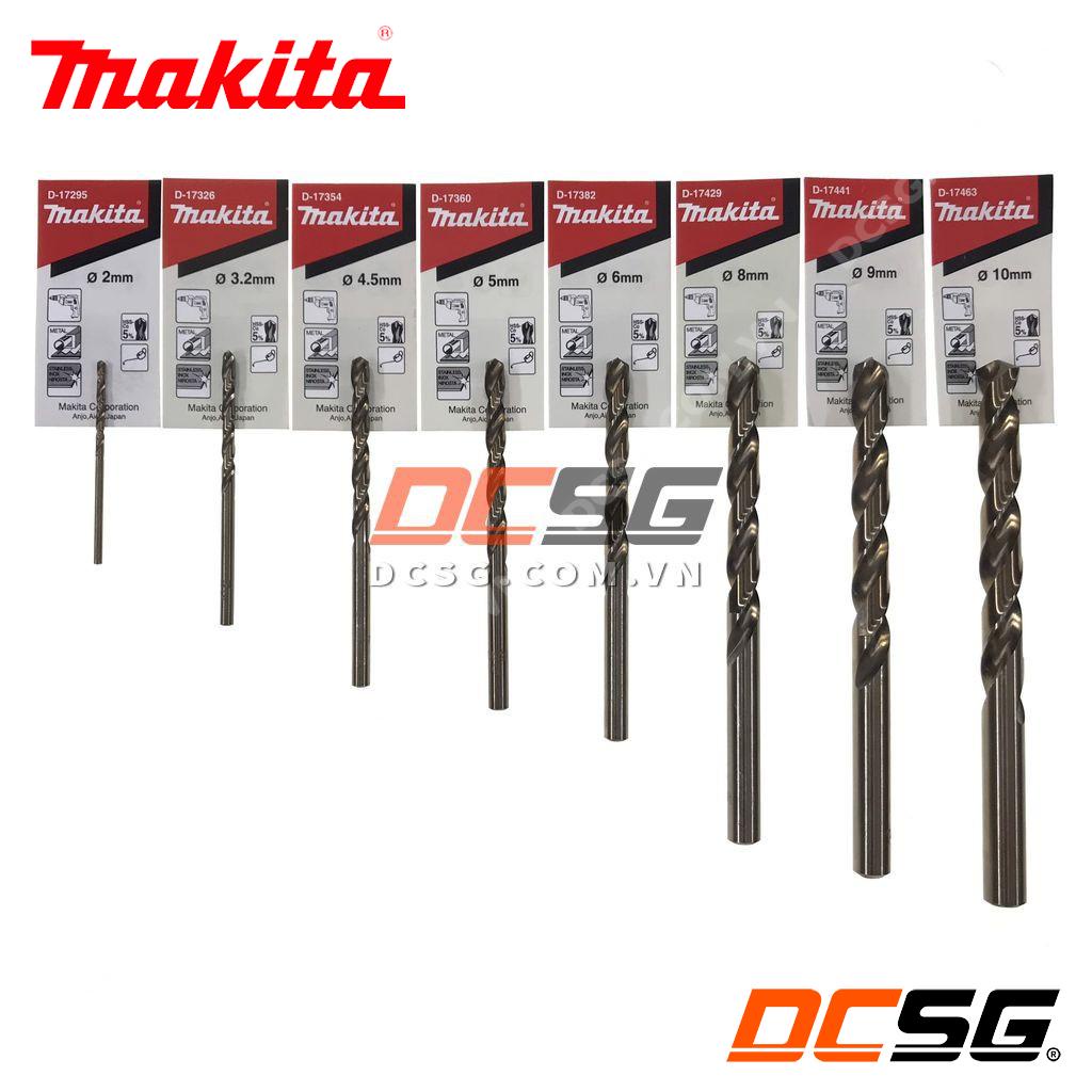 Mũi khoan inox HSS-Co 5% 1.5-6.0mm Makita | DCSG