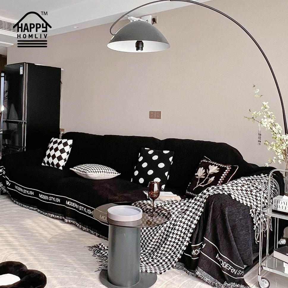 Vỏ Bọc Đệm Ghế Sofa Bốn Mùa Bằng Vải Chenille Nhẹ Cao Cấp Chống Trượt Phong Cách Hiện Đại Đơn Giản