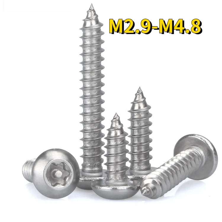 Bu Lông Lục Giác Chìm Đầu Tròn Bằng Thép Không Gỉ 304 M2.9