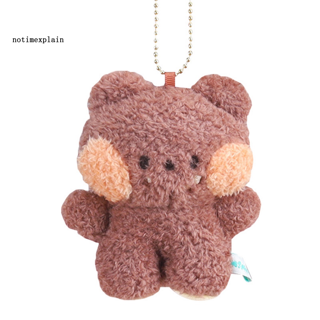 Móc Khóa Hình Thú Nhồi Bông Đáng Yêu