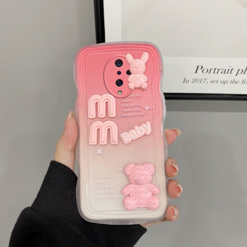 Ốp lưng vivo s1pro  Ốp Điện Thoại Đính Búp Bê 3D Màu gradient Cho vivo s1pro Dễ Thương