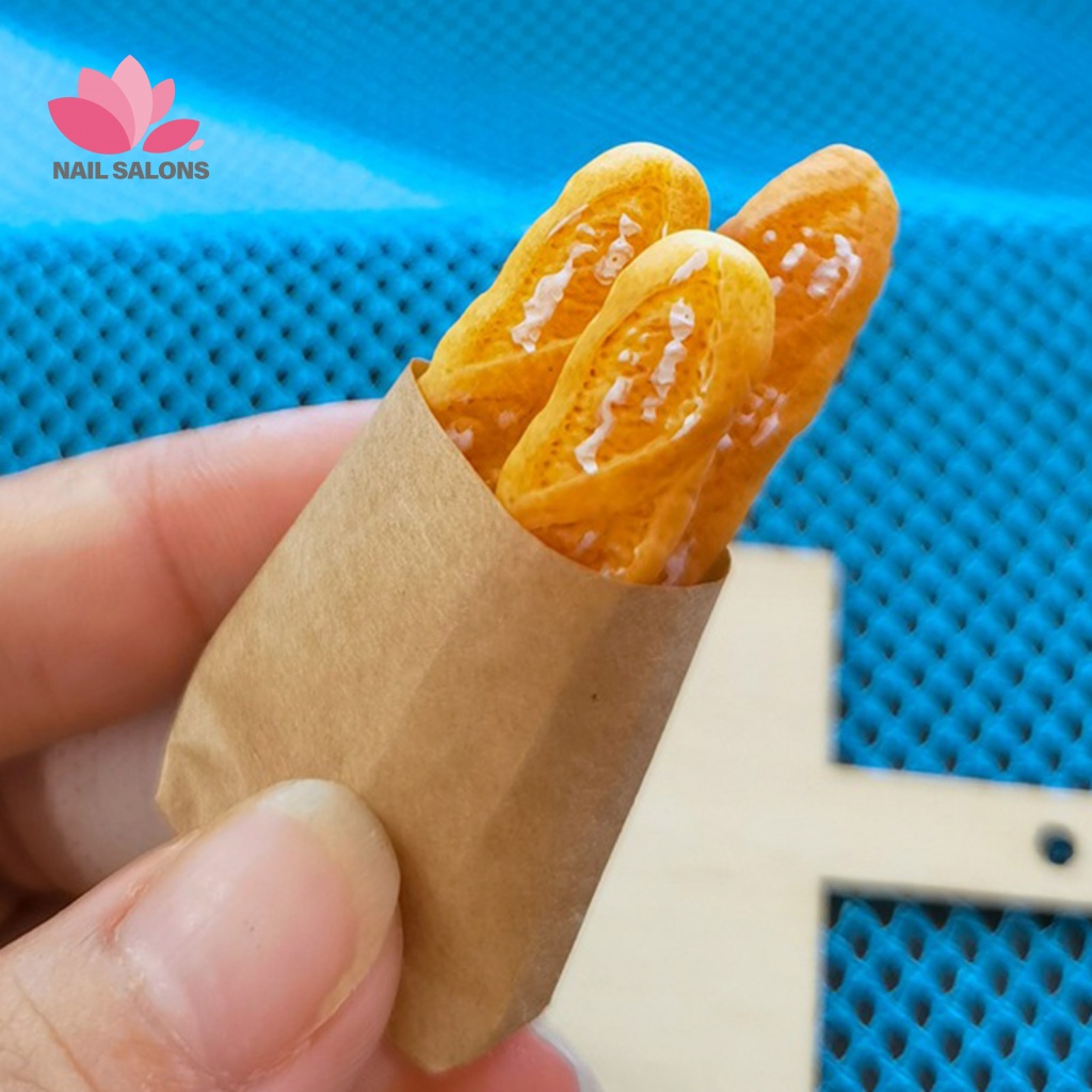 Mô Hình Bánh Mì Đồ Chơi Mini Bằng Nhựa Resin Dùng Làm Đạo Cụ Chụp Ảnh Chi Tiết Tinh Tế Cho