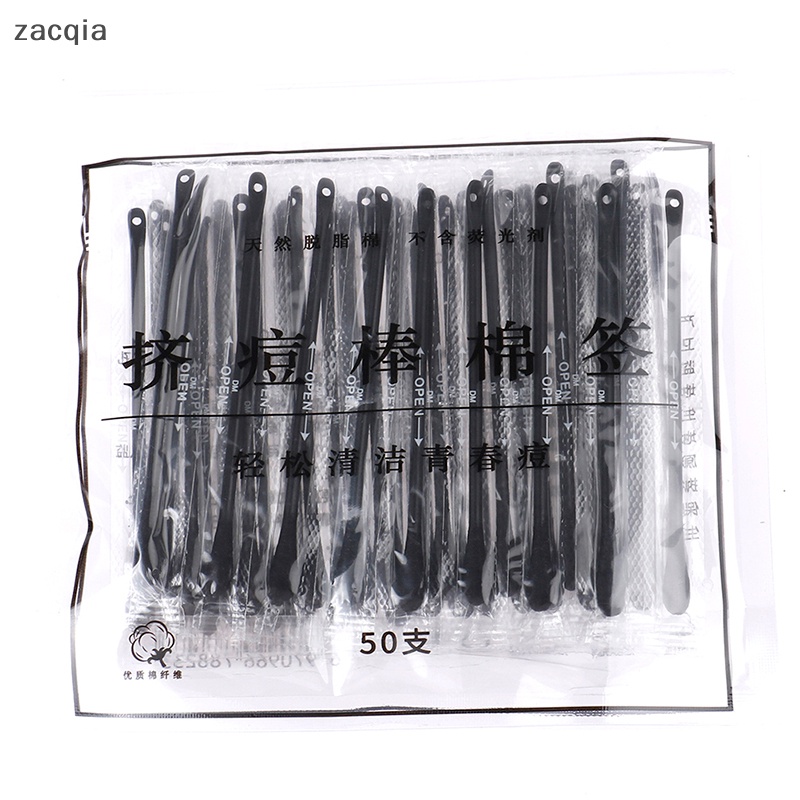 Set 50 Tăm Bông Cotton Dùng Để Nặn Mụn Đầu Đen