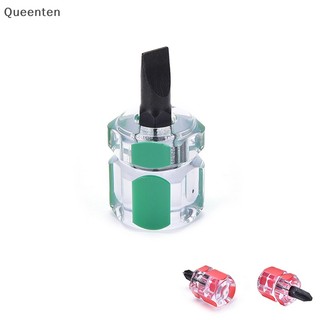 Queenten 2 Chiếc Tua Vít Điều Khiển Ngắn Chia Nhỏ Bộ Dụng Cụ Sửa Chữa, QT