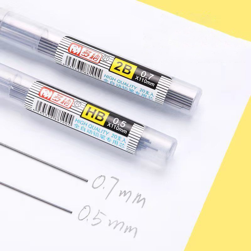Bút Chì Bấm Thay Thế Ngòi 0.5 0.7mm 2B Tự Động Chống Vỡ