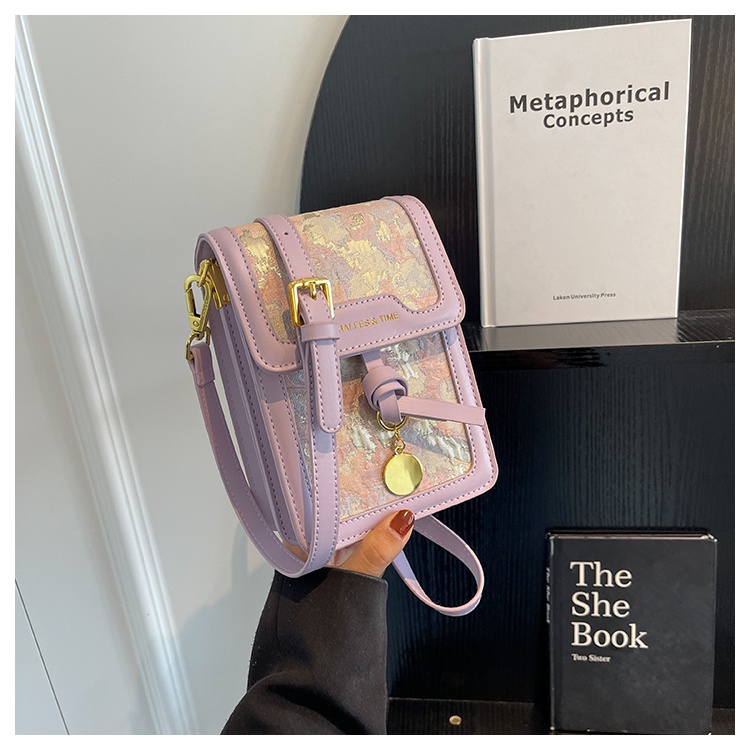 Túi Vải Jacquard Nhỏ Xinh Đựng Điện Thoại / Chìa Khóa Thời Trang Mùa Hè Cho Nữ