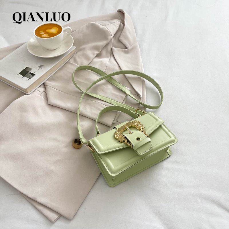 QIANLUO túi xách nữ đeo chéo Túi đeo chéo dễ phối cho nữ 2023 NEW L97S0CF