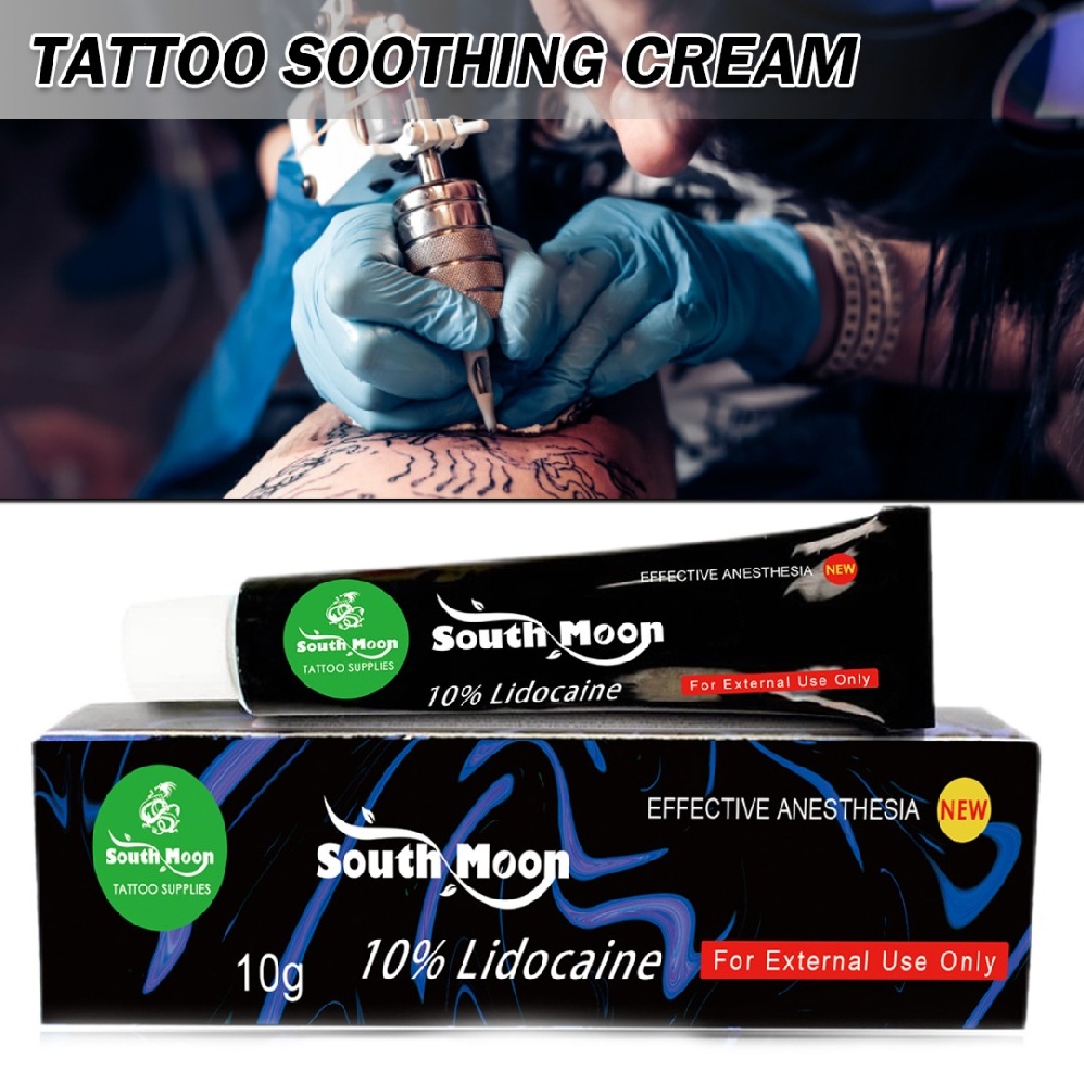 10g Tattoo Cream Brow Lip Soothing Balm Numb Tattoo Balm Non-greasy Pain Relief
