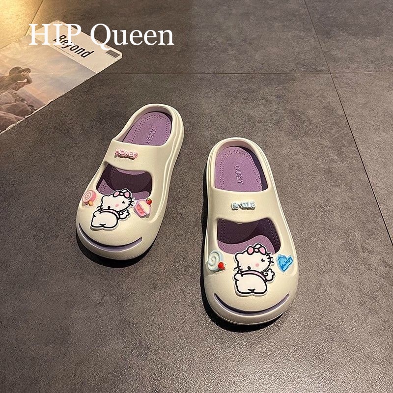 HQ dép sandal nữ dép mary jane dép bánh mì Thoải mái 32z072816