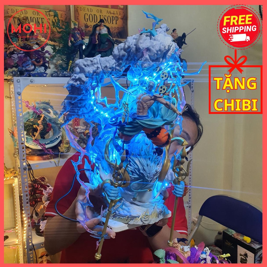 Mô hình Enel thần sấm cao 37 cm, nặng 4.5 kg siêu nét, có hộp màu - Mô hình One Piece
