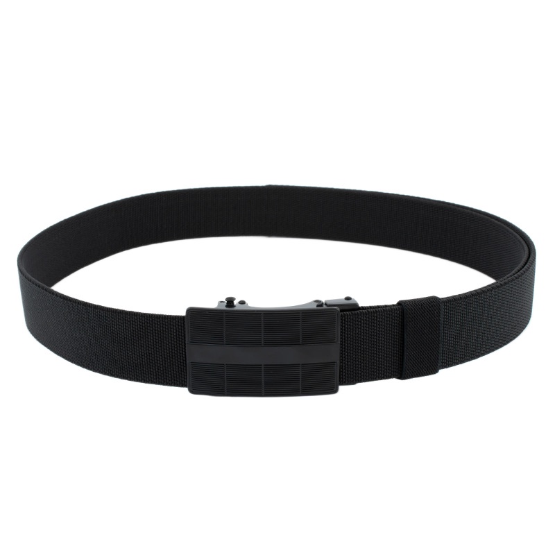 Thắt Lưng Vải Dù Quân Đội Co Giãn Khóa Kim Loại Tự Động Kích Thước 125Cm Mẫu Mới Dành Cho Nam