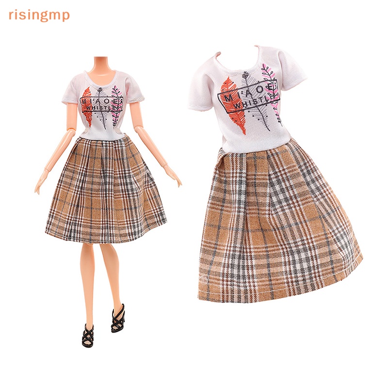 1 Bộ Đầm / Váy Ngắn Thời Trang Mùa Hè Cho Búp Bê Dài 30cm