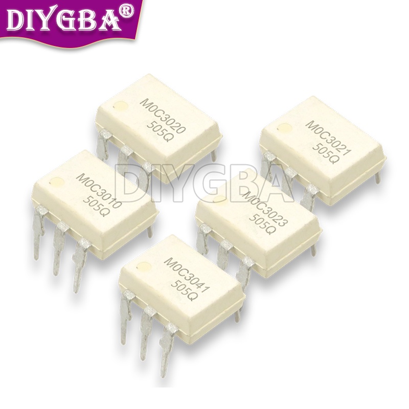 Set 10 Linh Kiện Điện Tử MOC3010 MOC3020 DIP6 Pumudsy MOC3021 MOC3023 MOC3041 MOC3043 MOC3052 MOC3061 MOC3063 MOC3083 MOC3083