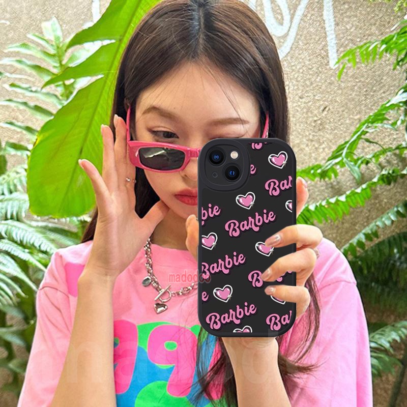 Cute Princess Barbie Series Cartoon Soft Casing Realme C53 C55 C35 C31 C30 C30S C21 C17 C15 C12 C25 C25S C21Y C25Y C20 C11 2021 Narzo 20 30A 8 7 7I 6 6S 5i 5s 5 2 Pro C1 U1 X XT ins Oval Pink compassion Fine Hole Phone Case XPN 75