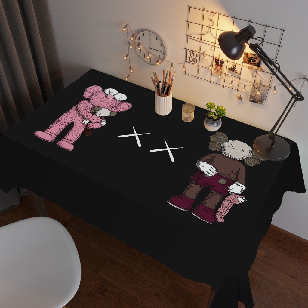 Khăn Trải Bàn Cà Phê Họa Tiết Hoạt Hình Sesame Street Hiện Đại