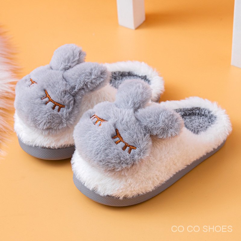 Dép Bông Đi Trong Nhà Chống Trượt Họa Tiết Hoạt Hình Dễ Thương Cho Bé